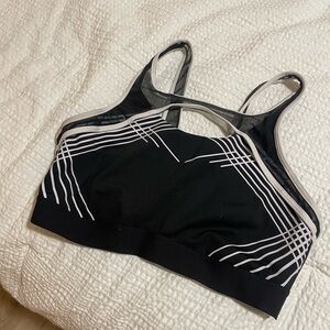 Black and White Adida’s Sports Bra